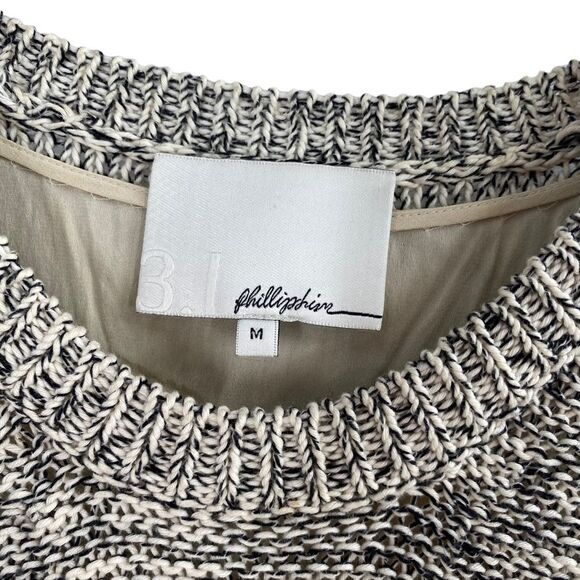 Phillip Lim Size M Layered Sweater‎ Vest Top Size Gray Beige Academia Preppy NWT - Picture 2 of 11